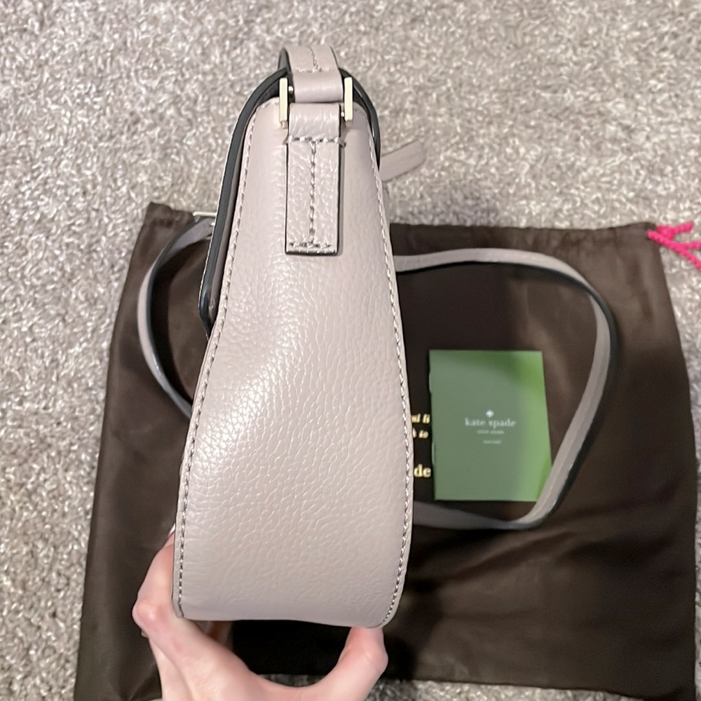 Kate Spade Taupe Gray Shoulder Bag - Picture 9 of 9